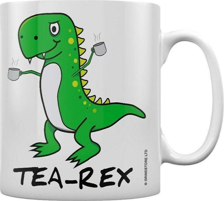 Grindstore Henkelbecher mit TeaRexMotiv (330 ml, 1 x)