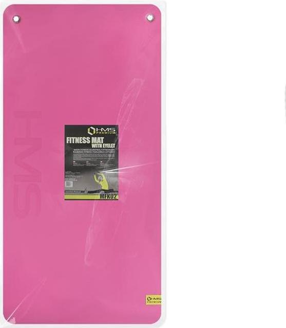 Image du produit HMS Tapis de fitness Club avec trous rose Premium MFK02 (20 mm)