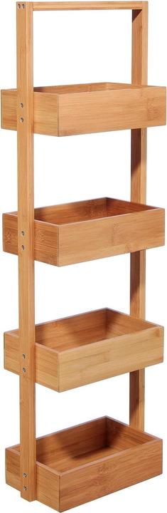 5Five Storage shelving, bamboo - 4 shelves (88 x 28 x 16 cm)