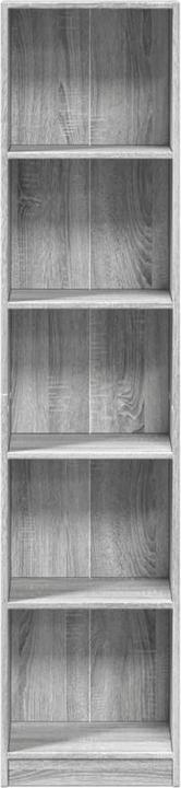 Image du produit VidaXL Bücherregal Regal Standregal Büroregal Aufbewahrungsregal Grau Sonoma (40 x 24 x 176 cm)
