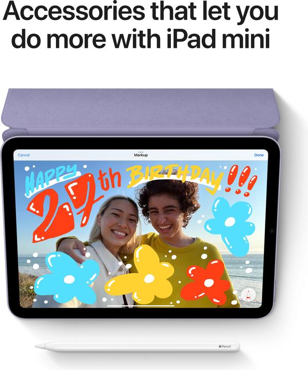 Produktbild Apple iPad mini 2021 (6.Gen) (nur WLAN, 8.30", 256 GB, Pink)