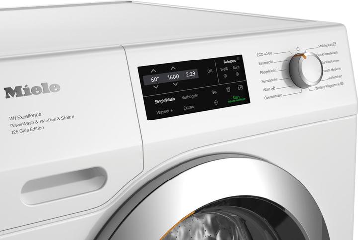 Actual product image Miele Washing machine WEI895 WPS 125 Gala Edition Lotus white (9 kg, Right)