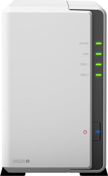 Actual product image Synology DS220j (2 x 6 TB, WD Red Plus)