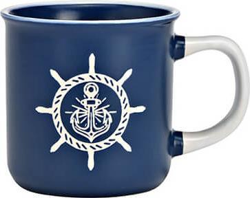 Produktbild Beanarella Nautische Kaffeetasse, Anker-Design-, 340ml (340 ml)