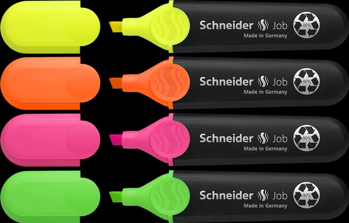 Actual product image Schneider Highlighter 150 (Orange, Yellow, Green, Pink, 5 mm, 4 x)