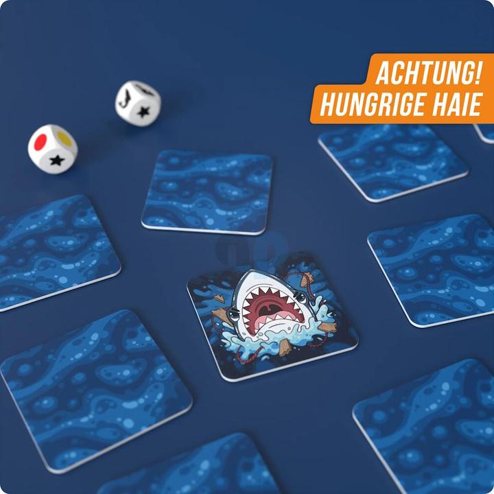 Actual product image Denkriesen HAIFISCHEN - A game with a bite (German)