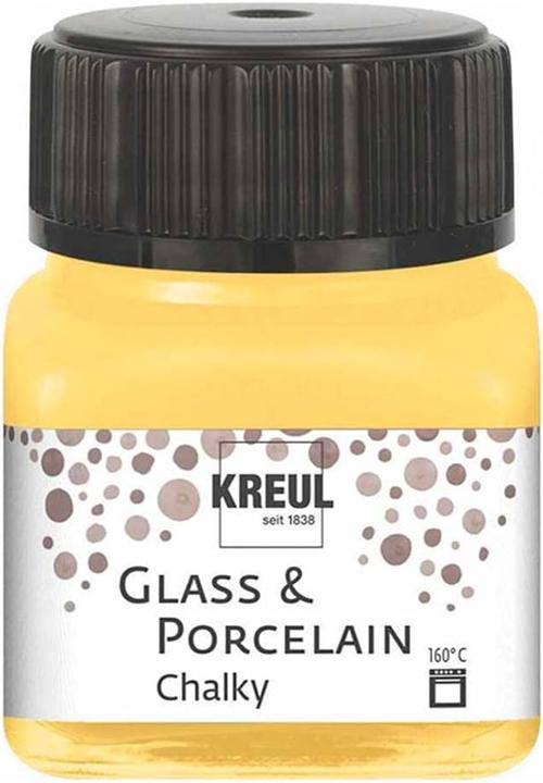 Produktbild Kreul Porzellan- und Glasfarbe (Yellow Safran, 20 ml)