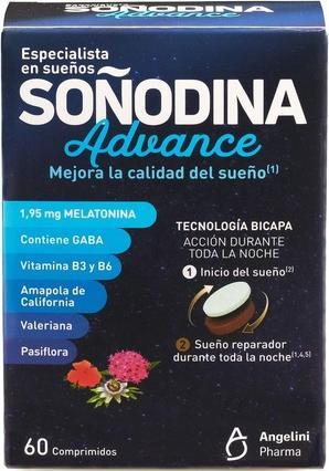 Produktbild Angelini Soñodina 60 Tabletten Natura (Körpercreme)