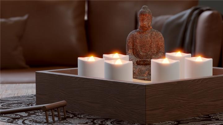 Actual product image Goobay Set of 6 LED Tea Lights (6 x)