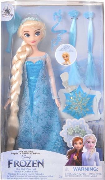 Actual product image Disney Store - Elsa Classic Doll Hair Styling