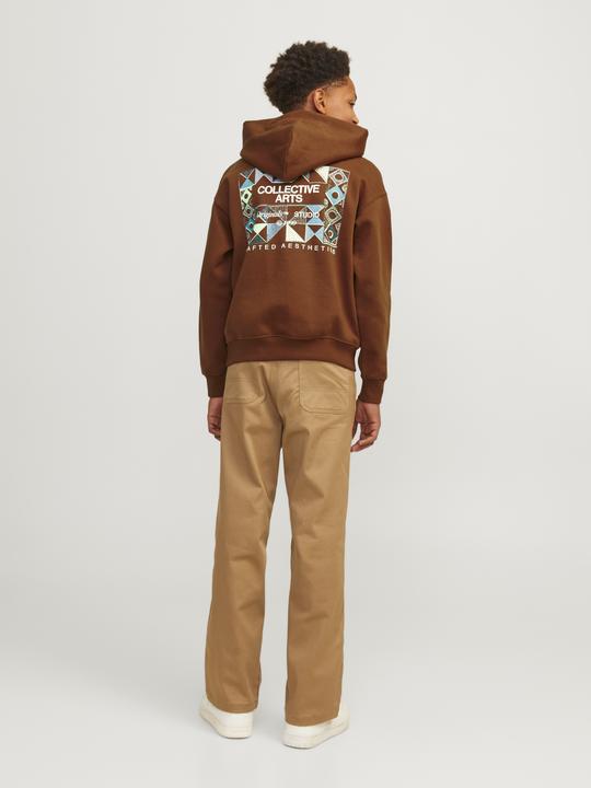 Actual product image Jack & Jones Jornoho Back Graphic Sweat Hood Mni (122)
