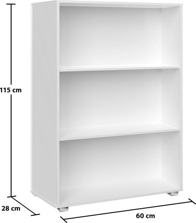 Actual product image Casaria Bookcase (60 x 28 x 115 cm)
