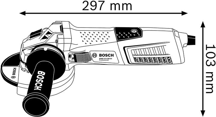 Image du produit Bosch Professional GWS 13-125 CIE Professional (125 mm)