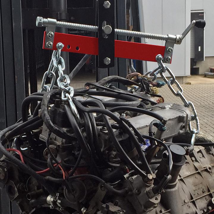 Actual product image Wiltec Crane Balancer 900kg Engine Gearbox Lifter Leveler Hoist Chain Lift Garage Workshop (300 mm)