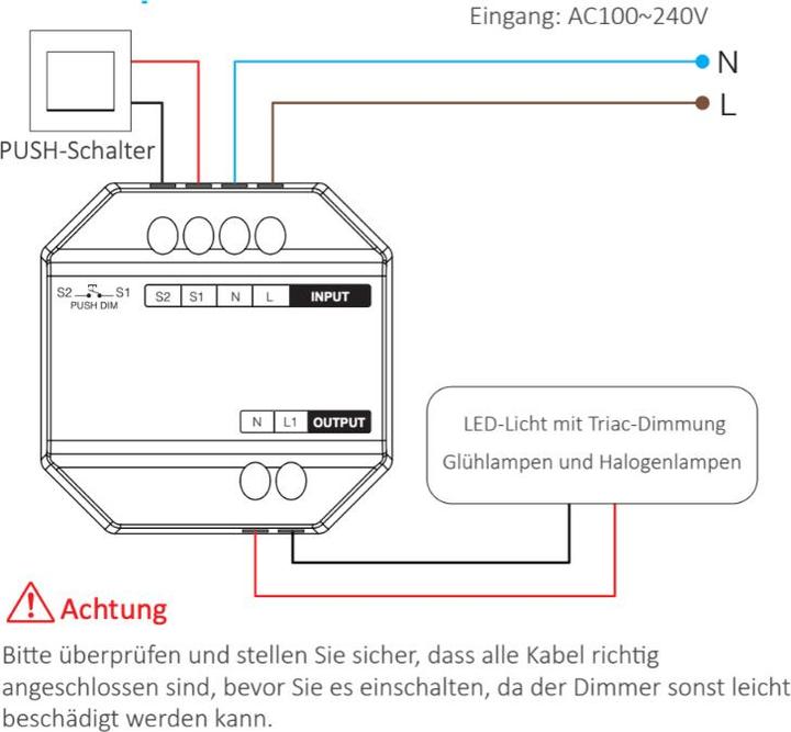 Produktbild Milight 230V Triac Schaltaktor (Schaltaktor)