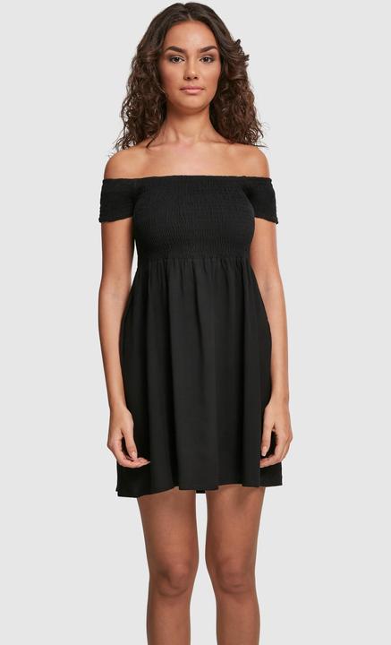 Produktbild Urban Classics Ladies Smoked Off Shoulder Dress (4XL)