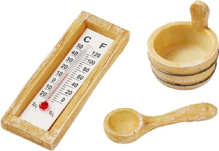 Image du produit Hobby Fun Mini-ustensiles Sauna Accessoires 3 pièces