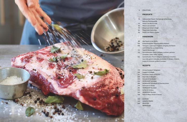 Produktbild Das grosse Buch vom Fleisch (Deutsch, Teubner, 2017)