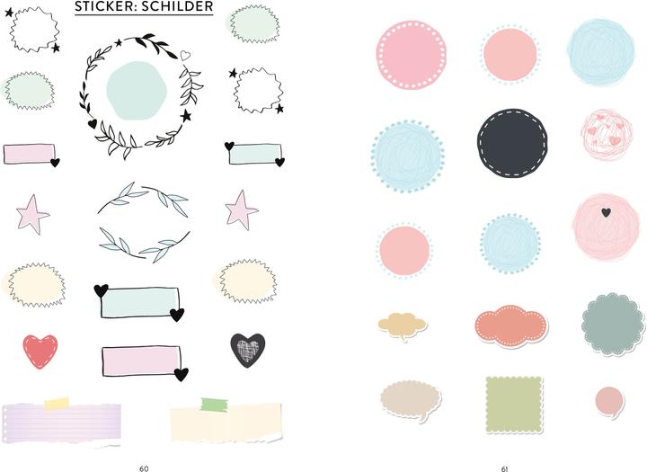 Actual product image Bullet Journal - Sticker Book for Teachers