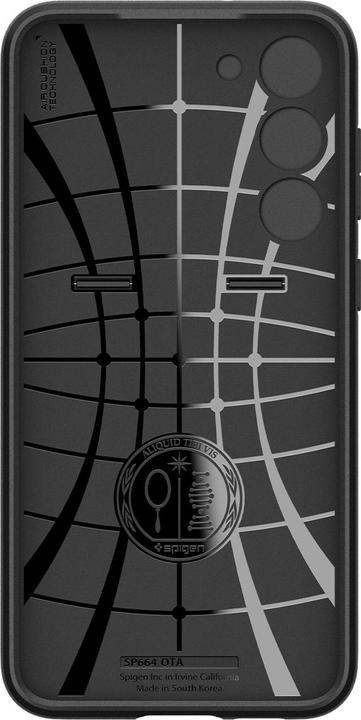 Actual product image Spigen Optik Armor Case for S911B Samsung Galaxy S23 - black (Samsung Galaxy S23)