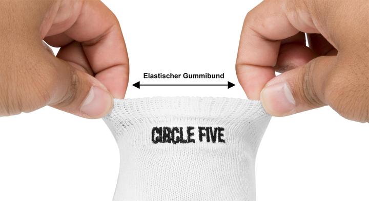 Produktbild Circle Five 6 Paar Füsslinge mit Silikongrip (6er Pack, 43 - 46)