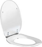 Actual product image Pressalit Toiletsaede Dania med låg, hvid, Institutionsbeslag, lang, rustfri