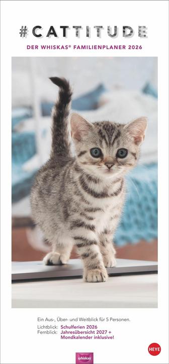 Produktbild Whiskas'Cattitude'Familienplaner2026 (Deutsch)