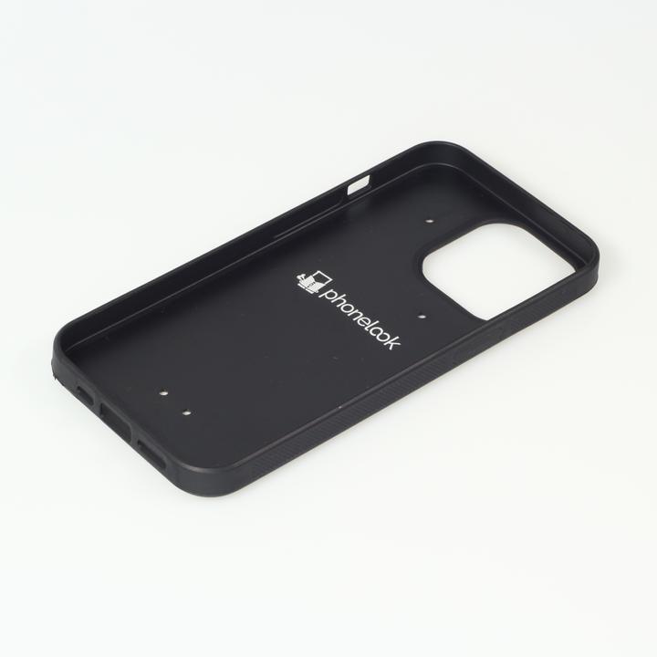 Actual product image PhoneLook Coque Silicone rigide noir Zermatt Ski Downhill (Apple iPhone 13 Pro)