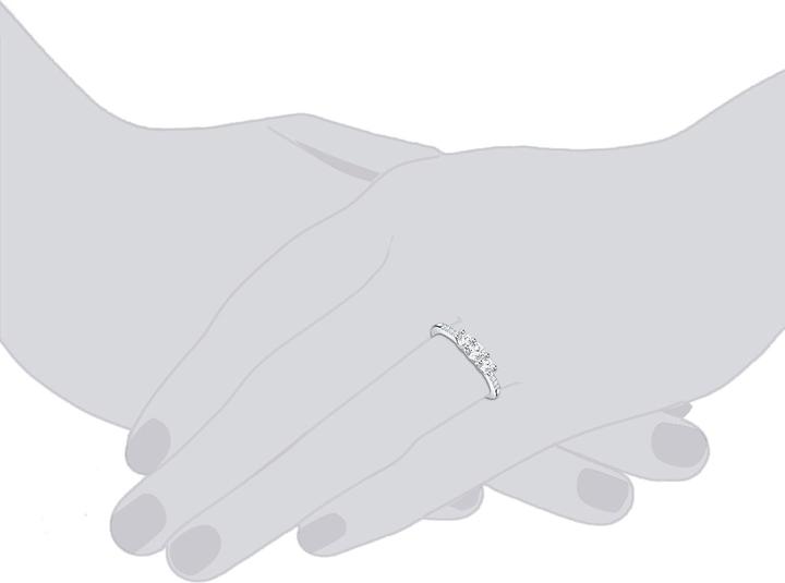 Produktbild Trilani Damen Sterling Silber Zirkonia silber - 15016 (50, 925 Silber)