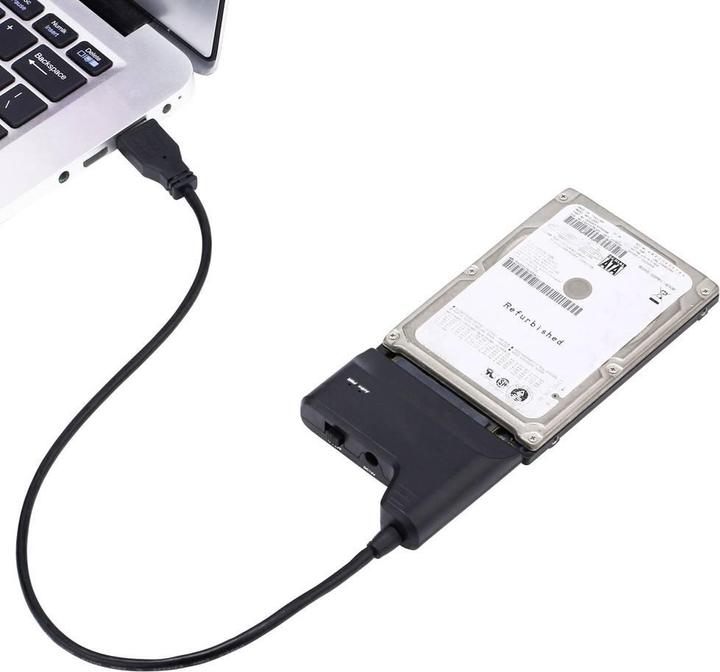Actual product image Renkforce USB 3 to SATA adapter cable 30 cm