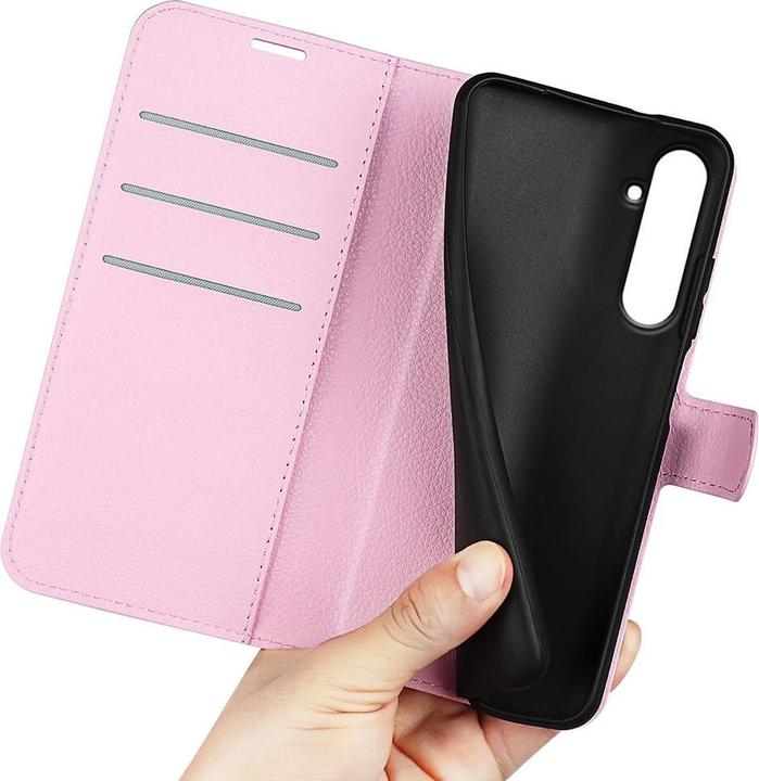Produktbild Cover-Discount Galaxy A55 - Leder Etui Hülle rosa (Samsung Galaxy A55)