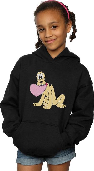 Immagine prodotto Disney Pluto Love Heart Felpa con Cappuccio Ragazze (128)