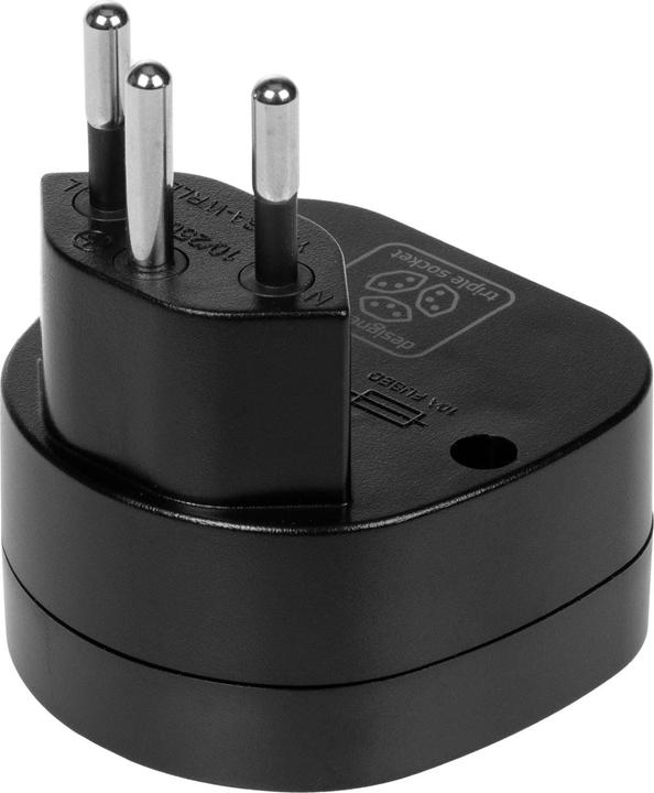 Immagine prodotto Furber.power Adattatore da viaggio world - CH, nero