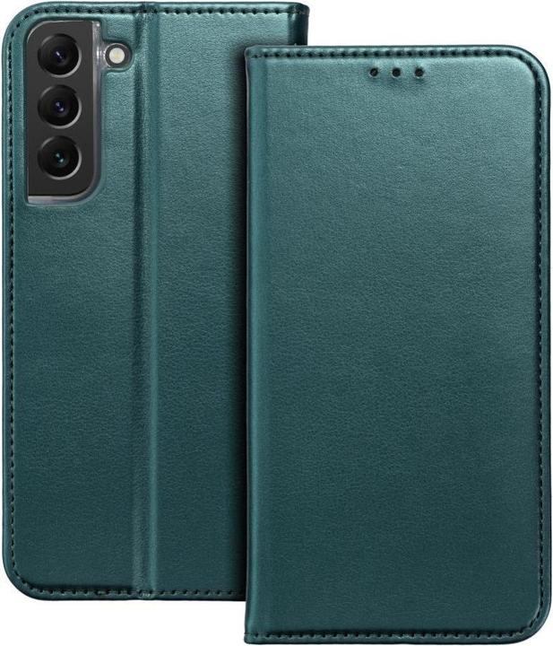 Actual product image OEM Book case SMART MAGNETO Book case for SAMSUNG A56 dark green (Oppo A56)