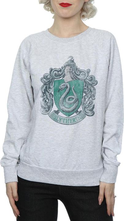 Actual product image Womens/Ladies Slytherin Cotton Sweatshirt (S)