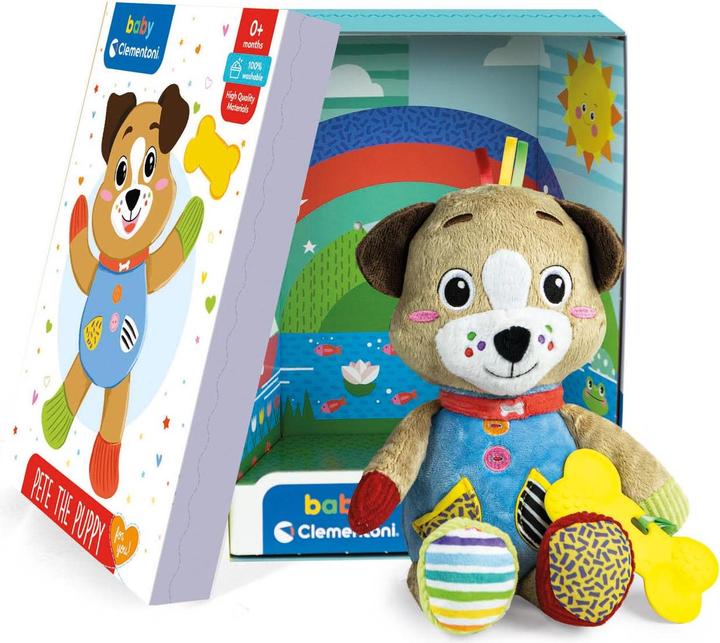 Image du produit Clementoni Bébé - Peluche Pete le chiot (30 cm)