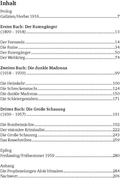 Nutritional values and ingredients Prophet der Finsternis (German, Manfred Böckl, 2022)
