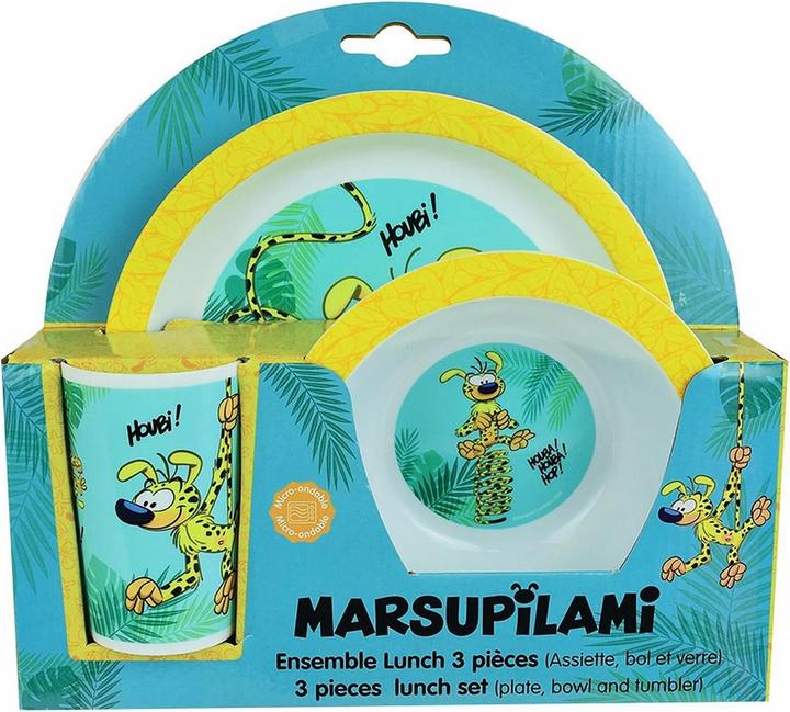 Immagine prodotto Jemini set di stoviglie per bambini marsupilami assiette, bol, verre