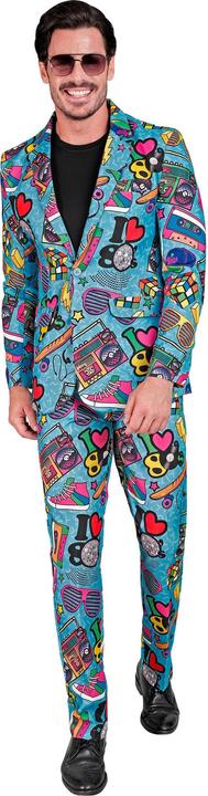 Actual product image Widmann 80er JAHRE PARTY FASHION ANZUG (Jackett, Hose), XXL (XXL)