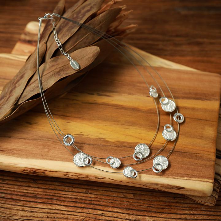 Image du produit Andreani Collier en métal rhodié de haute qualité (Pierres)