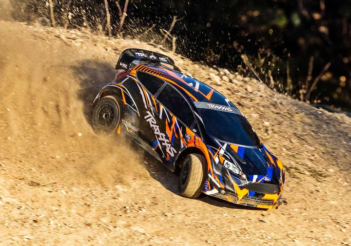 Produktbild Traxxas Ford Fiesta St Orange 1/10 Rally Vxl Rtr Brushless Ohne Akku Und Ladegerät (RTR Ready-to-Run)