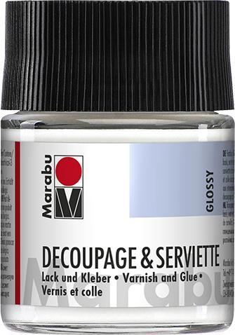 Produktbild Marabu Servietten-Lack und Kleber (Farblos, 0.05 l)