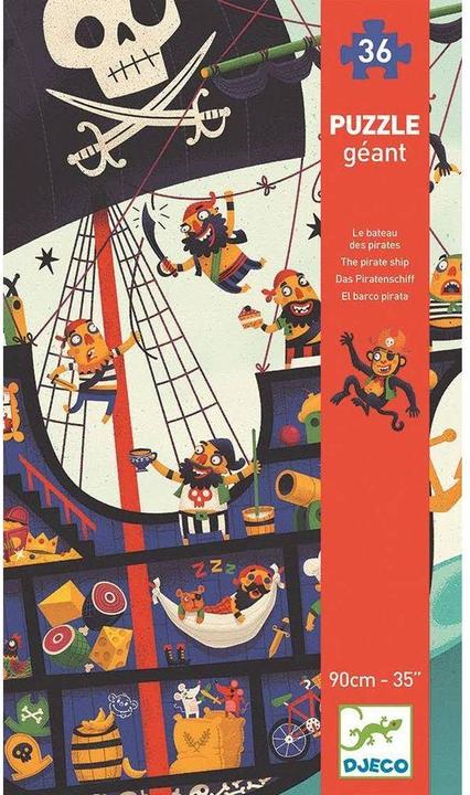 Djeco Giant puzzle The pirate ship (36 pieces)