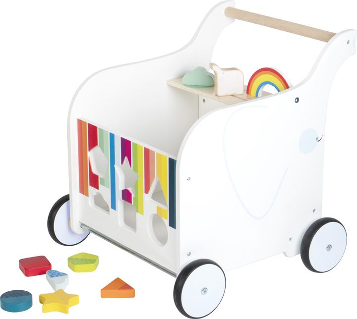Image du produit small foot Chariot de marche Coffre à jouets Eléphant
