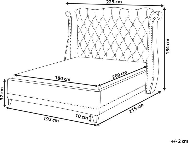 Actual product image Beliani Ayette (180 x 200 cm)