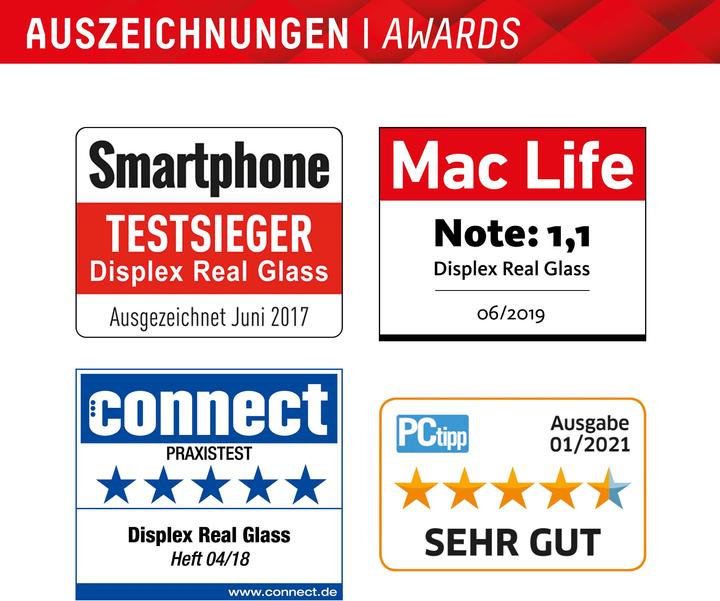 Image du produit Displex Real Glass, 2D Panzerglas (1 pièce(s), Xiaomi Redmi Note 13 4G, Xiaomi Redmi Note 13 Pro 4G, Xiaomi Poco M6 Pro)