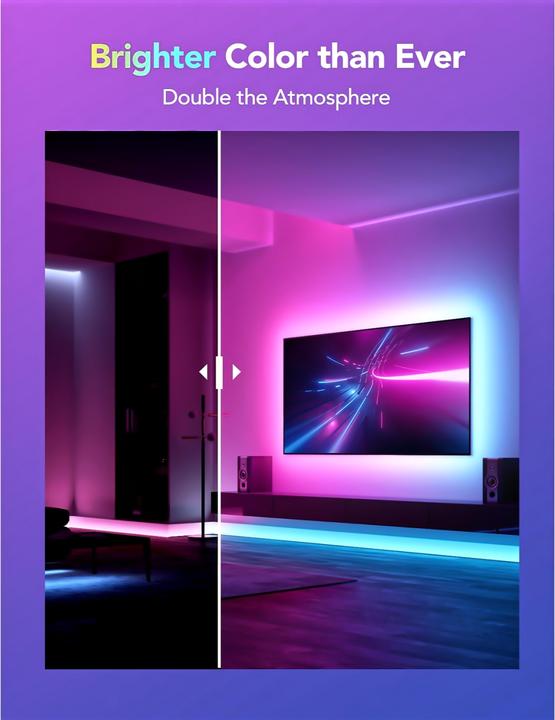 Actual product image Govee LED stripe (RGBIC, 500 cm, Indoor)