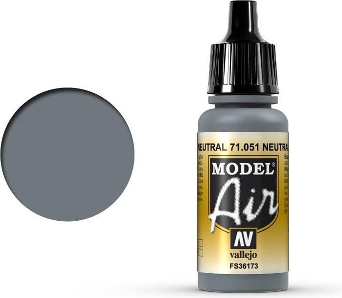 Actual product image Vallejo 71.051 (Neutral gray, 17 ml)