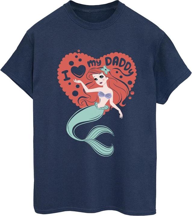 Immagine prodotto Disney The Little Mermaid Love Daddy Maglietta Ampia Donna (4XL)