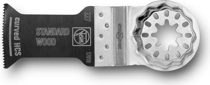 Actual product image Tajima Blade universal for multifunction tool HCS 50x35mm, curved, for wood, Starlock fastening